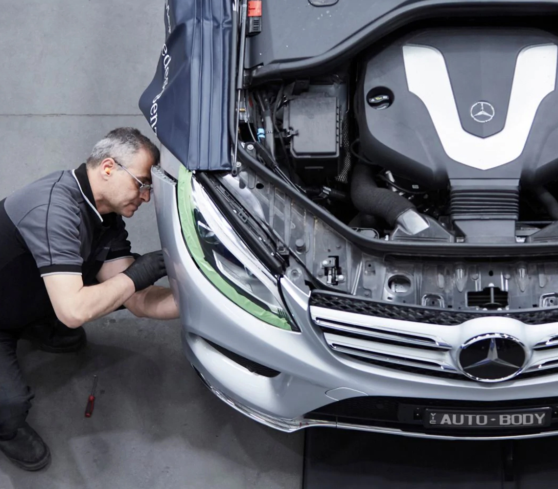 Mercedes autobody repair service